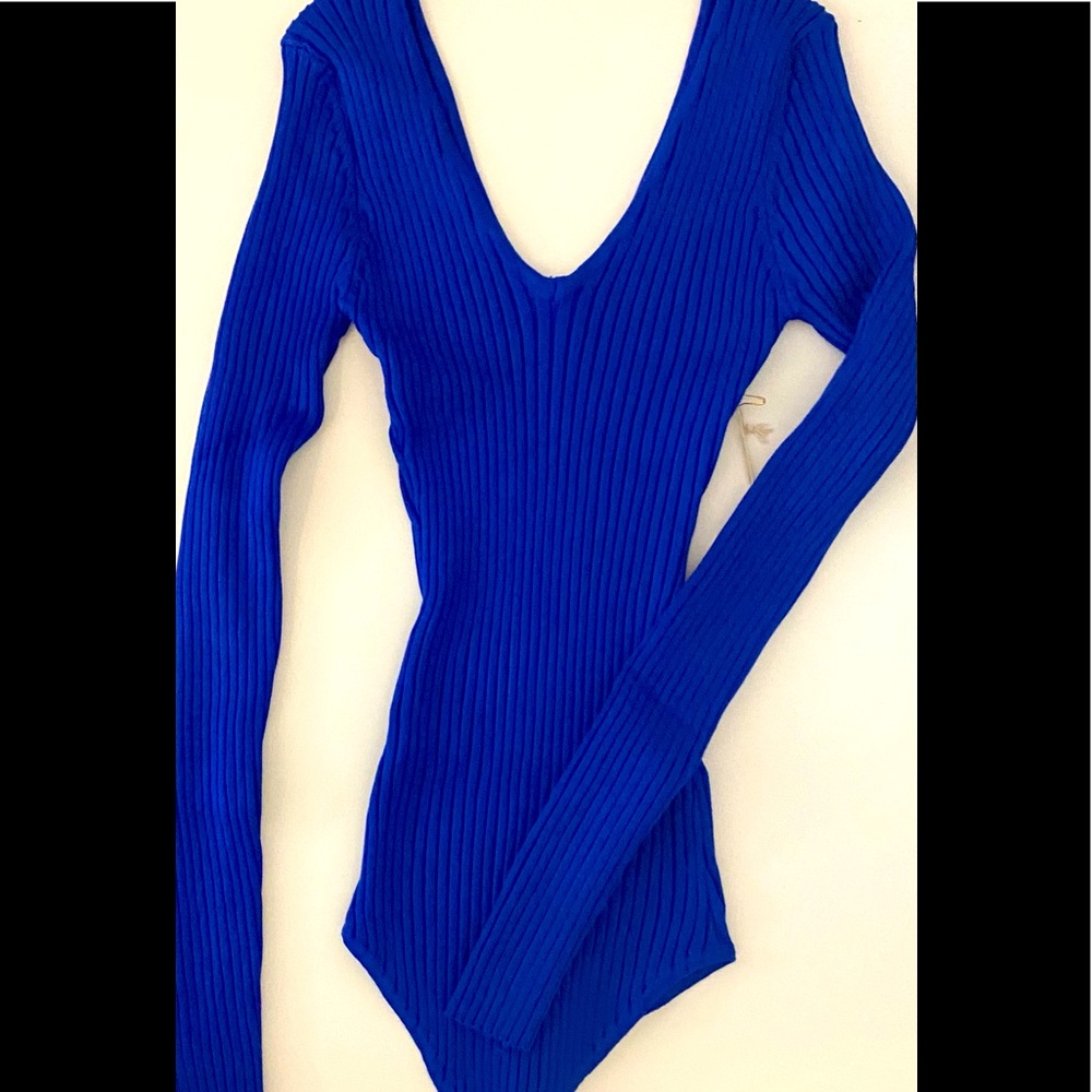 Long sleeve sweater body suit